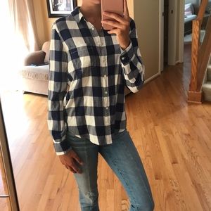 HM Button Down Plaid Shirt